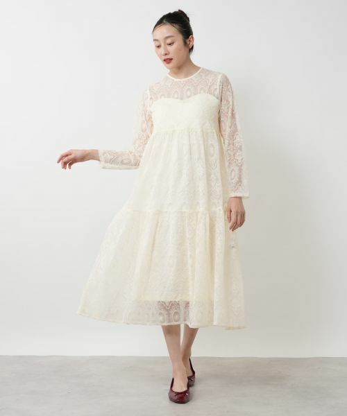 NEMIKA / ネミカ ドレス | レースティアードワンピース【torrazzo donna】 | 詳細1