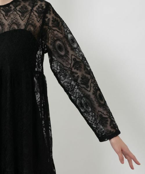NEMIKA / ネミカ ドレス | レースティアードワンピース【torrazzo donna】 | 詳細12