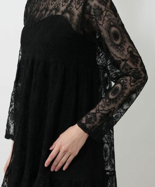 NEMIKA / ネミカ ドレス | レースティアードワンピース【torrazzo donna】 | 詳細13
