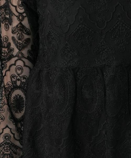 NEMIKA / ネミカ ドレス | レースティアードワンピース【torrazzo donna】 | 詳細15