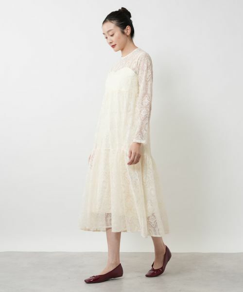 NEMIKA / ネミカ ドレス | レースティアードワンピース【torrazzo donna】 | 詳細2