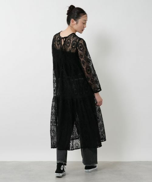 NEMIKA / ネミカ ドレス | レースティアードワンピース【torrazzo donna】 | 詳細6