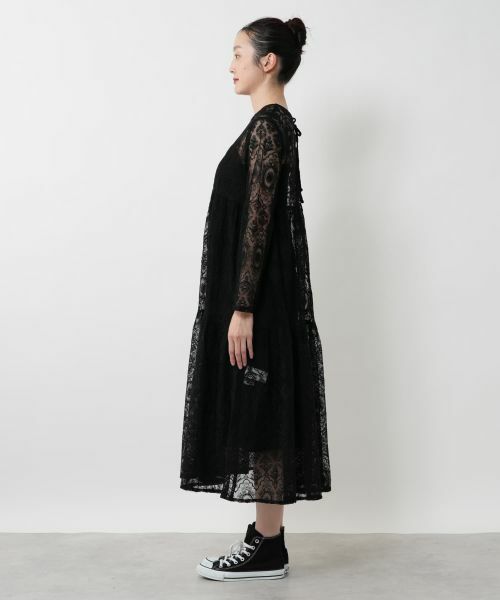 NEMIKA / ネミカ ドレス | レースティアードワンピース【torrazzo donna】 | 詳細8