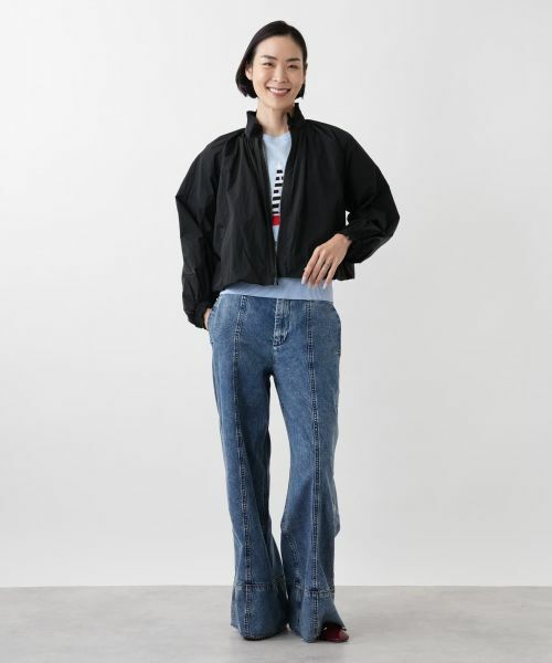 NEMIKA / ネミカ テーラードジャケット | スタンドカラージップブルゾン【MARILYN MOON】 | 詳細1