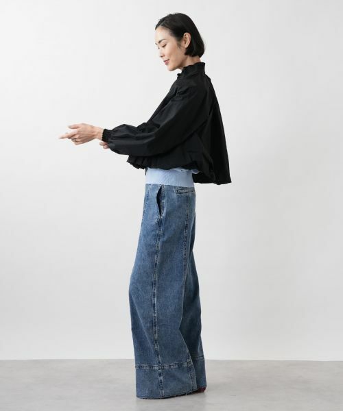 NEMIKA / ネミカ テーラードジャケット | スタンドカラージップブルゾン【MARILYN MOON】 | 詳細2