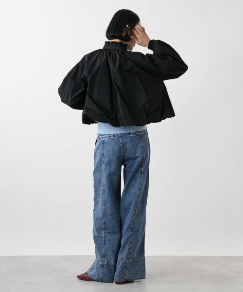 NEMIKA / ネミカ テーラードジャケット | スタンドカラージップブルゾン【MARILYN MOON】 | 詳細3