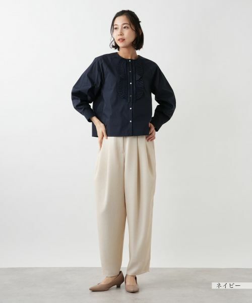 NEMIKA / ネミカ シャツ・ブラウス | プリーツデザインブラウス【MARILYN MOON】 | 詳細1