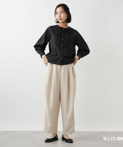 NEMIKA / ネミカ シャツ・ブラウス | プリーツデザインブラウス【MARILYN MOON】 | 詳細4