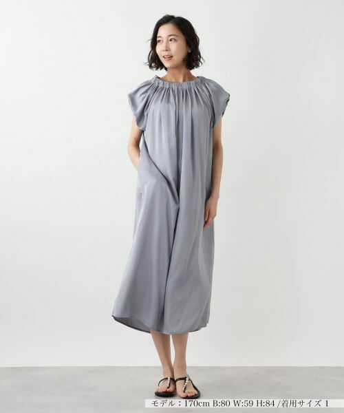 NEMIKA / ネミカ ドレス | ギャザーワンピース【MARILYN MOON】 | 詳細4