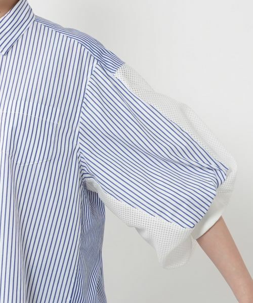 NEMIKA / ネミカ シャツ・ブラウス | 異素材スリーブブラウス【Lallia Mu】 | 詳細11