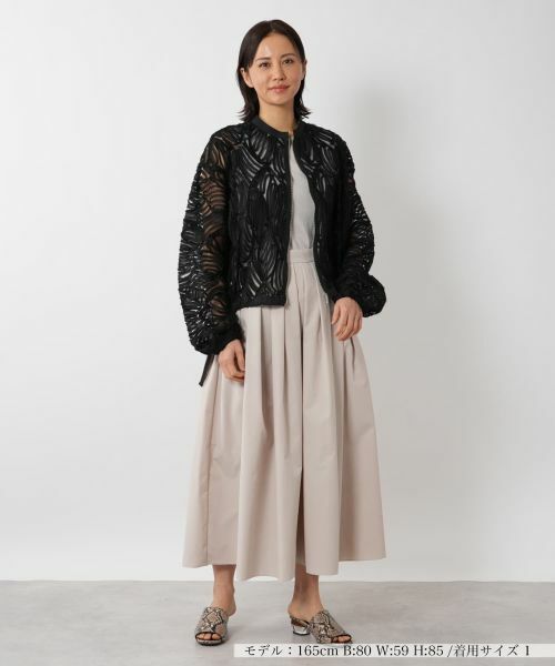 NEMIKA / ネミカ その他アウター | シアーテクスチャーブルゾン【Lallia Mu】 | 詳細4