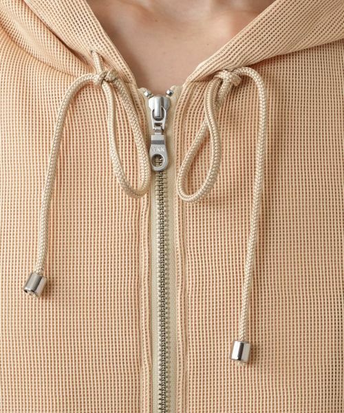 NEMIKA / ネミカ テーラードジャケット | 異素材切替フーデッドジャケット【Lallia Mu】 | 詳細15