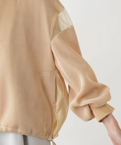 NEMIKA / ネミカ テーラードジャケット | 異素材切替フーデッドジャケット【Lallia Mu】 | 詳細16
