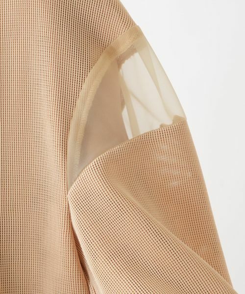 NEMIKA / ネミカ テーラードジャケット | 異素材切替フーデッドジャケット【Lallia Mu】 | 詳細17