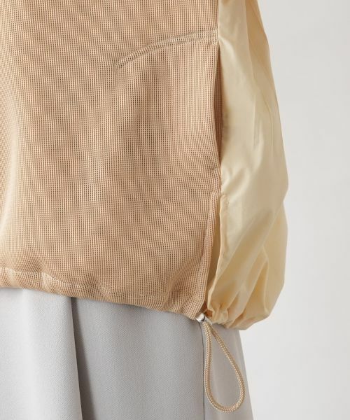 NEMIKA / ネミカ テーラードジャケット | 異素材切替フーデッドジャケット【Lallia Mu】 | 詳細19