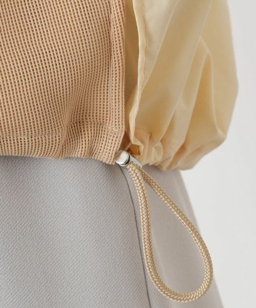 NEMIKA / ネミカ テーラードジャケット | 異素材切替フーデッドジャケット【Lallia Mu】 | 詳細20