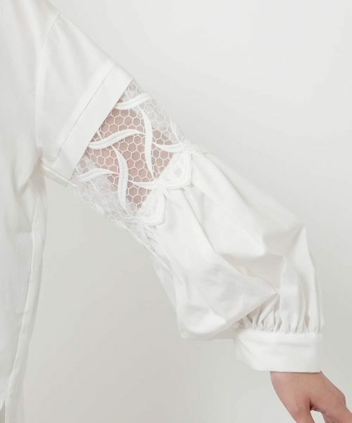 NEMIKA / ネミカ シャツ・ブラウス | レーススリーブブラウス【Lallia Mu】 | 詳細12