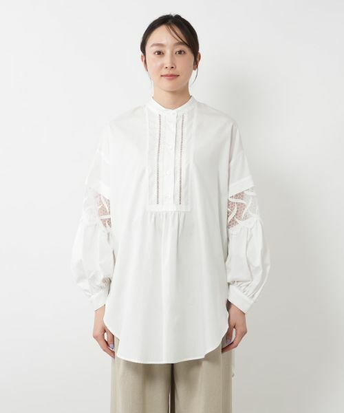 NEMIKA / ネミカ シャツ・ブラウス | レーススリーブブラウス【Lallia Mu】 | 詳細7