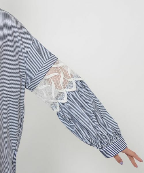 NEMIKA / ネミカ シャツ・ブラウス | レーススリーブブラウス【Lallia Mu】 | 詳細10