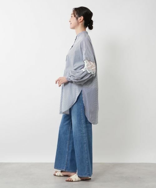 NEMIKA / ネミカ シャツ・ブラウス | レーススリーブブラウス【Lallia Mu】 | 詳細2