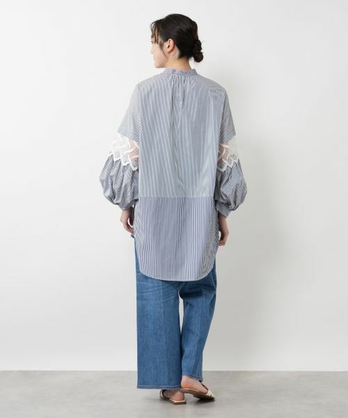 NEMIKA / ネミカ シャツ・ブラウス | レーススリーブブラウス【Lallia Mu】 | 詳細3