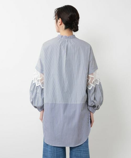 NEMIKA / ネミカ シャツ・ブラウス | レーススリーブブラウス【Lallia Mu】 | 詳細6