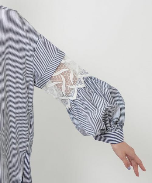 NEMIKA / ネミカ シャツ・ブラウス | レーススリーブブラウス【Lallia Mu】 | 詳細9