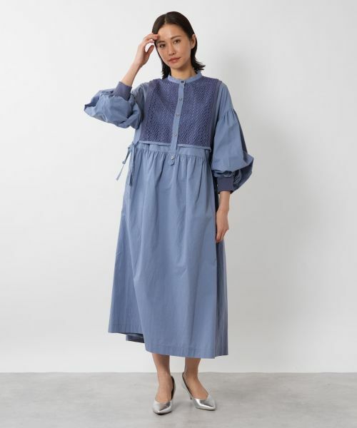 NEMIKA / ネミカ ドレス | レースディテールワンピース【Lallia Mu】 | 詳細1