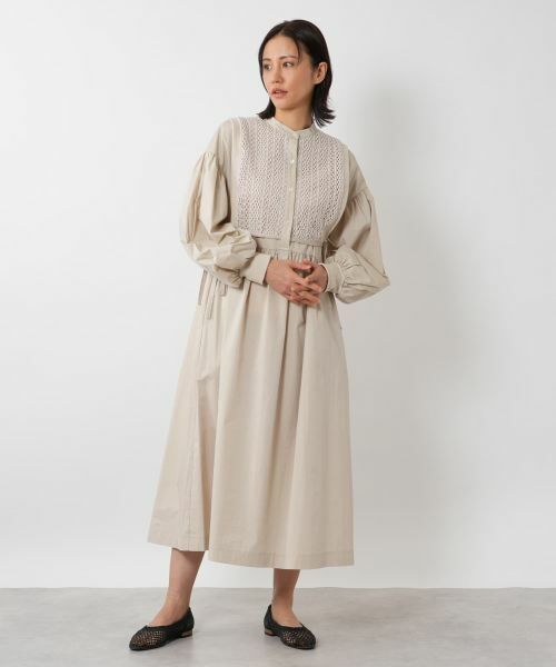 NEMIKA / ネミカ ドレス | レースディテールワンピース【Lallia Mu】 | 詳細10