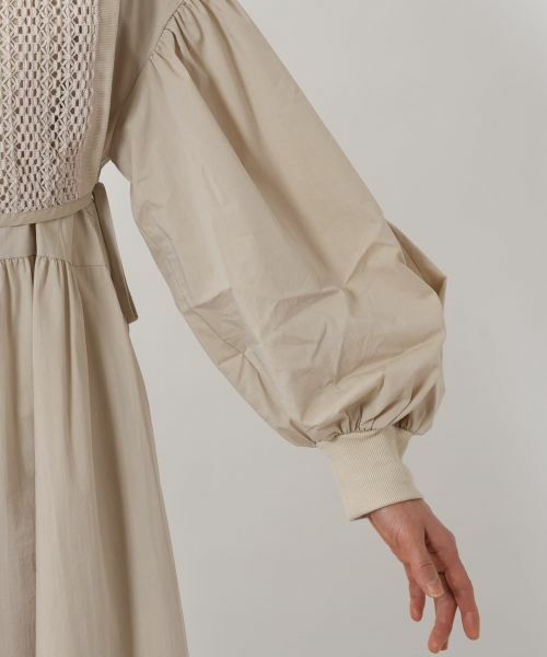 NEMIKA / ネミカ ドレス | レースディテールワンピース【Lallia Mu】 | 詳細17