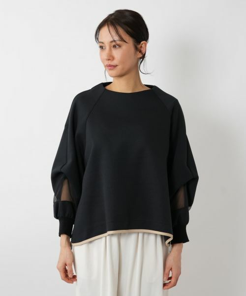 NEMIKA / ネミカ カットソー | シアーデザインプルオーバー【Lallia Mu】 | 詳細10