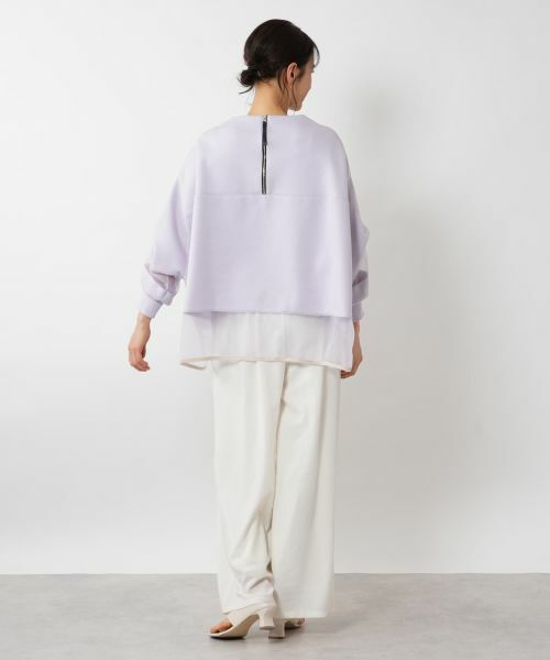 NEMIKA / ネミカ カットソー | シアーデザインプルオーバー【Lallia Mu】 | 詳細3