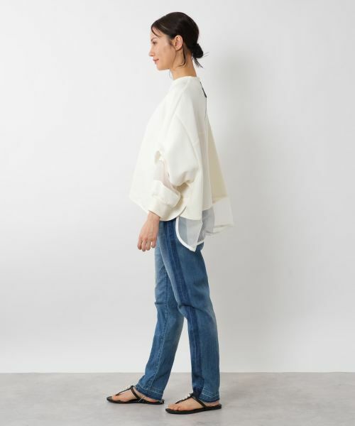 NEMIKA / ネミカ カットソー | シアーデザインプルオーバー【Lallia Mu】 | 詳細5