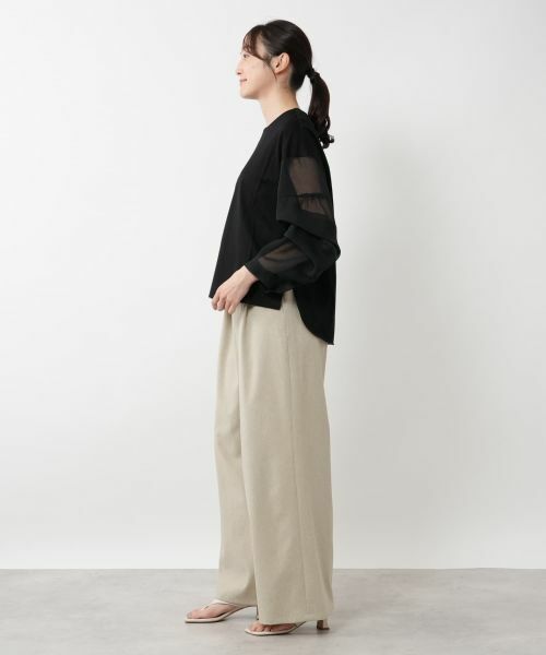 NEMIKA / ネミカ カットソー | シアースリーブトップス【Lallia Mu】 | 詳細2