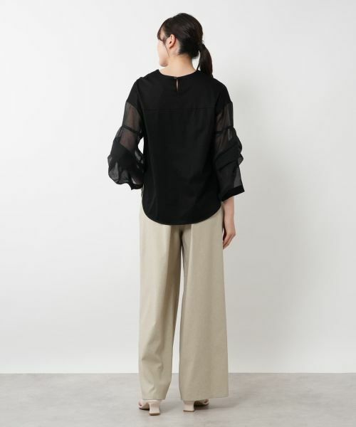 NEMIKA / ネミカ カットソー | シアースリーブトップス【Lallia Mu】 | 詳細3