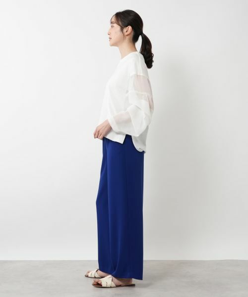 NEMIKA / ネミカ カットソー | シアースリーブトップス【Lallia Mu】 | 詳細8