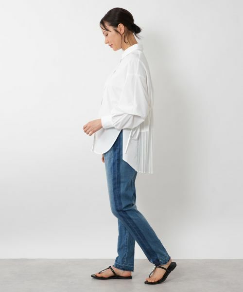 NEMIKA / ネミカ シャツ・ブラウス | バックプリーツデザインシャツ【Lallia Mu】 | 詳細2