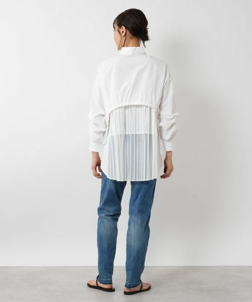 NEMIKA / ネミカ シャツ・ブラウス | バックプリーツデザインシャツ【Lallia Mu】 | 詳細3