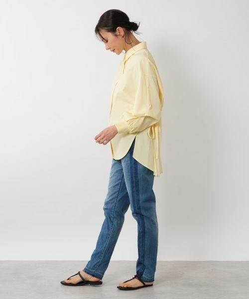 NEMIKA / ネミカ シャツ・ブラウス | バックプリーツデザインシャツ【Lallia Mu】 | 詳細5