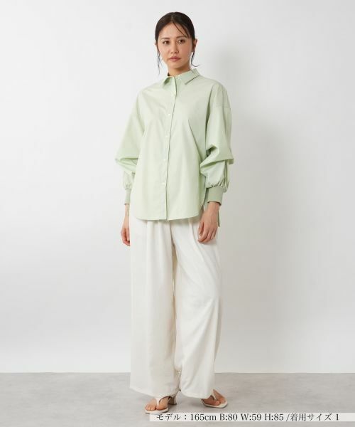 NEMIKA / ネミカ シャツ・ブラウス | バックプリーツデザインシャツ【Lallia Mu】 | 詳細7