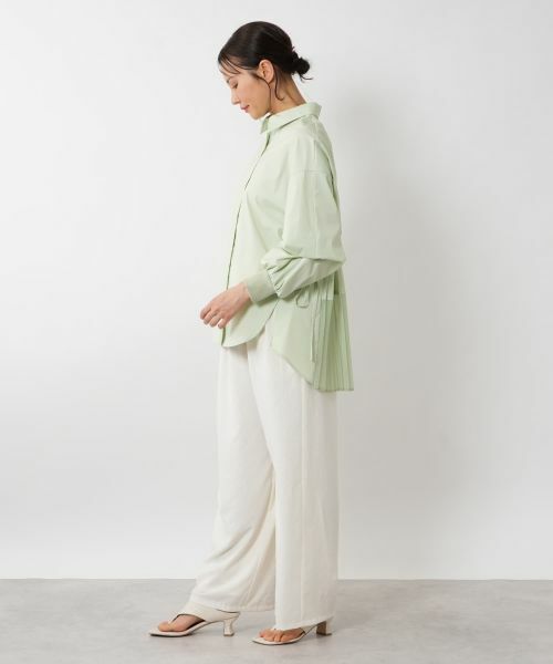 NEMIKA / ネミカ シャツ・ブラウス | バックプリーツデザインシャツ【Lallia Mu】 | 詳細8