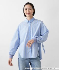 NEMIKA / ネミカ シャツ・ブラウス | バックプリーツストライプシャツ【Lallia Mu】