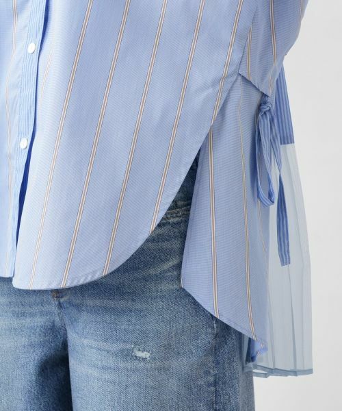 NEMIKA / ネミカ シャツ・ブラウス | バックプリーツストライプシャツ【Lallia Mu】 | 詳細19