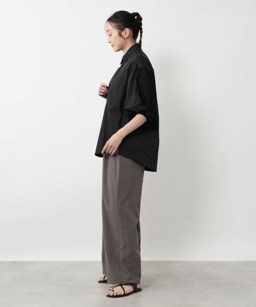 NEMIKA / ネミカ シャツ・ブラウス | 異素材スリーブブラウス【Lallia Mu】 | 詳細5