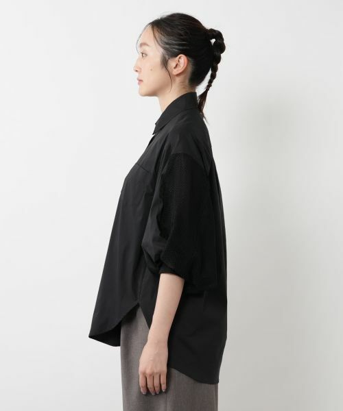NEMIKA / ネミカ シャツ・ブラウス | 異素材スリーブブラウス【Lallia Mu】 | 詳細8