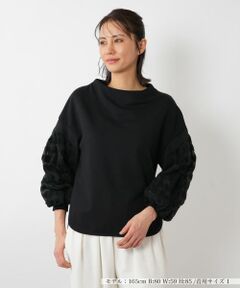 NEMIKA / ネミカ カットソー | ドットスリーブプルオーバー【Lallia Mu】