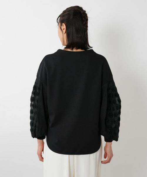 NEMIKA / ネミカ カットソー | ドットスリーブプルオーバー【Lallia Mu】 | 詳細12