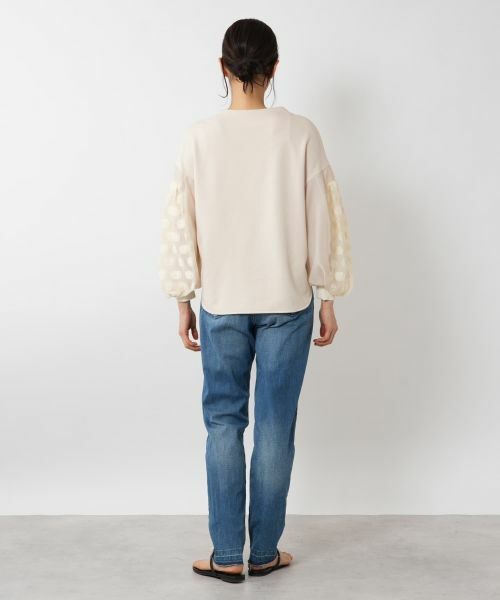 NEMIKA / ネミカ カットソー | ドットスリーブプルオーバー【Lallia Mu】 | 詳細6