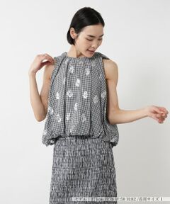 NEMIKA / ネミカ シャツ・ブラウス | ギンガムノースリーブブラウス【ne Quittez pas】