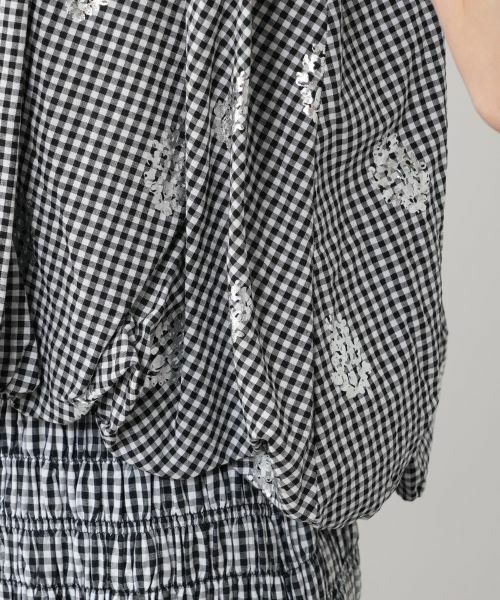 NEMIKA / ネミカ シャツ・ブラウス | ギンガムノースリーブブラウス【ne Quittez pas】 | 詳細10